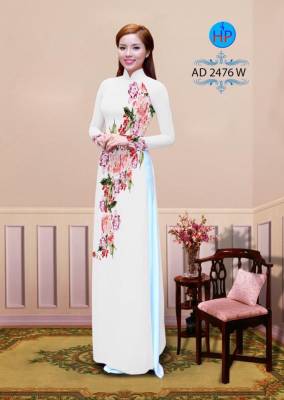 Vải áo dài hoa 3D-DT 2192