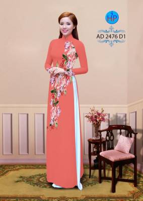 Vải áo dài hoa 3D-DT 2192