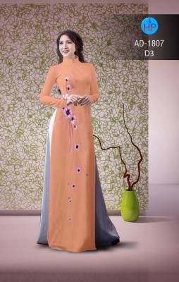 Vải áo dài hoa nhỏ-DT 2198