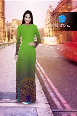 Vải áo dài trống đồng-DT 2217