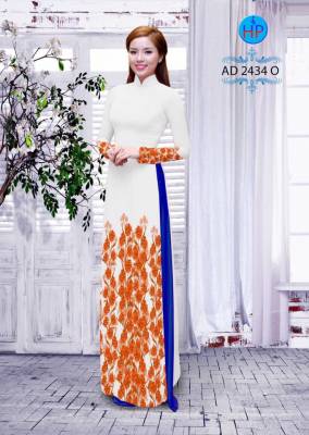 Vải áo dài hoa dây-DT 2237