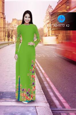 Vải áo dài hoa nhỏ-DT 2239
