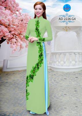 Vải áo dài hoa dây-DT 2240
