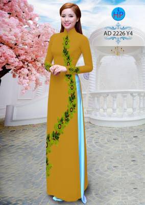 Vải áo dài hoa dây-DT 2240