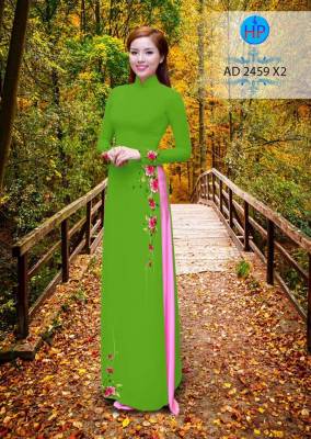 Vải áo dài hoa dây-DT 2243