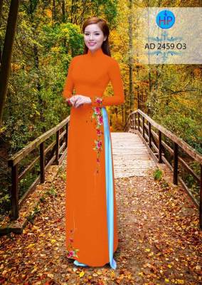 Vải áo dài hoa dây-DT 2243