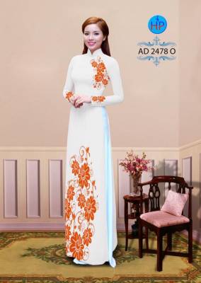 Vải áo dài hoa văn-DT 2244