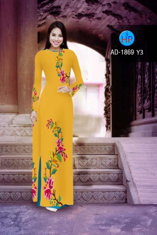 Vải áo dài hoa dây