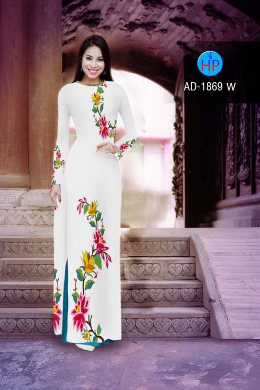 Vải áo dài hoa dây