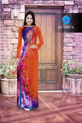 Vải áo dài hoa mờ-DT 2271