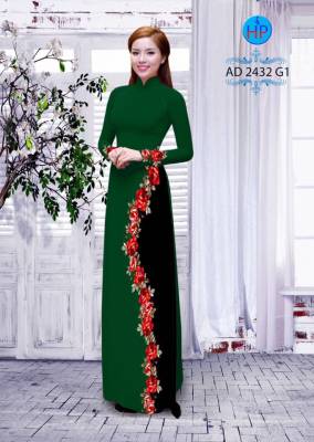 Vải áo dài hoa dây nhỏ-DT 2272