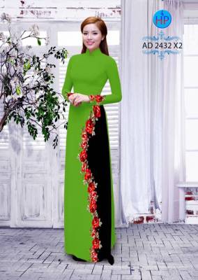 Vải áo dài hoa dây nhỏ-DT 2272