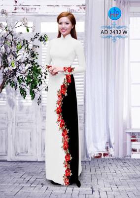 Vải áo dài hoa dây nhỏ-DT 2272