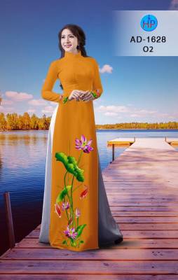 Vải áo dài hoa Sen-DT 2279