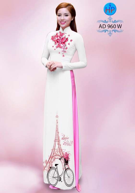 Vải áo dài xe đạp