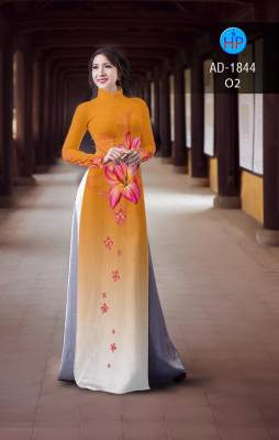 Vải áo dài hoa lớn-DT 2288