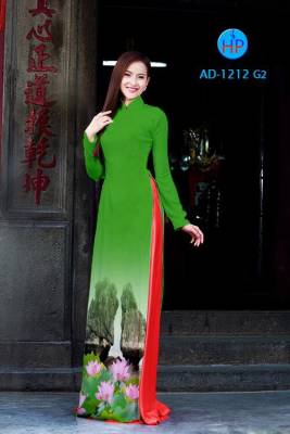 Vải áo dài vịnh Hạ Long-DT 2319