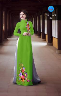 Vải áo dài hoa bướm-DT 2325