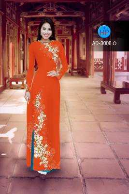 Vải áo dài hoa dây độc đáo-DT 2356