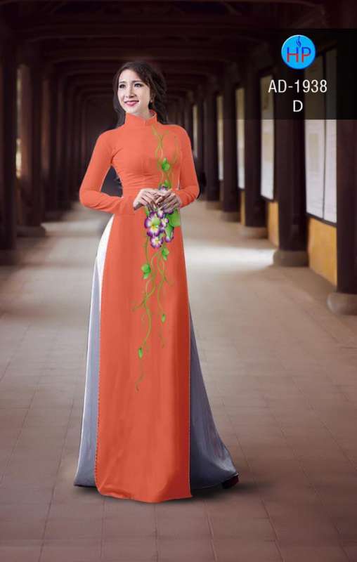 Vải áo dài hoa dây