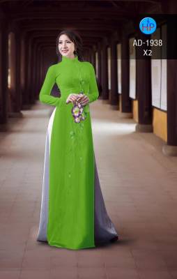Vải áo dài hoa dây-DT 2371