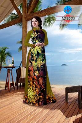 Vải áo dài lập thể-DT 2378