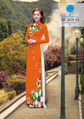 Vải áo dài hoa dọc toàn thân-DT 2399