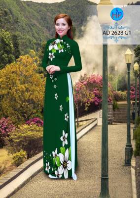 Vải áo dài hoa dọc toàn thân-DT 2399