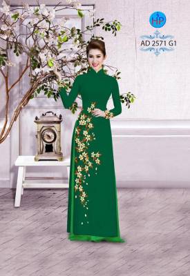 Vải áo dài hoa eo-DT 2402