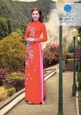 Vải áo dài hoa dây-DT 2411