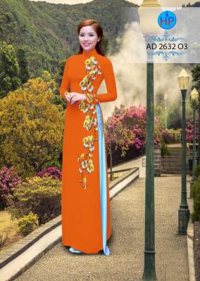 Vải áo dài hoa dây-DT 2414