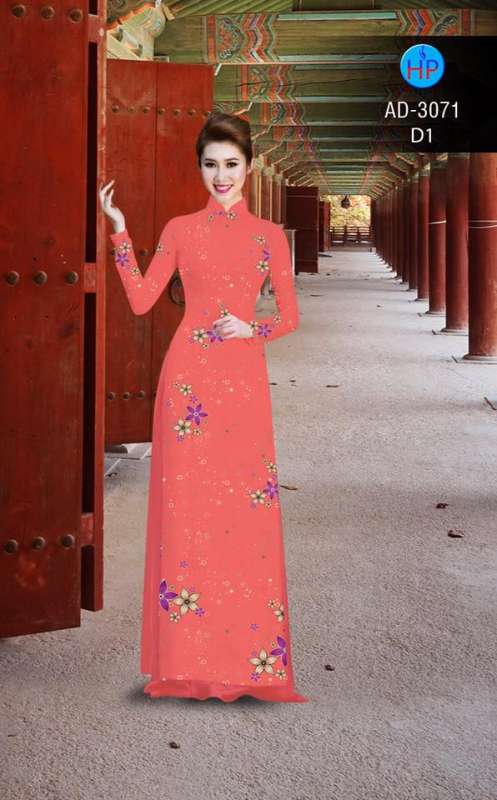 Vải áo dài bầu trời sao