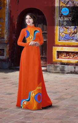 Vải áo dài họa tiết 3d-DT 2416