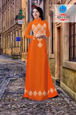 Vải áo dài hoa văn nguyên bộ-DT 2422