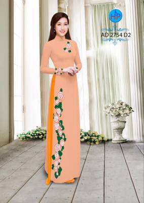 Vải áo dài hoa dây nhỏ-DT 2433
