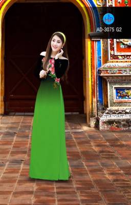Vải áo dài hoa 3D-DT 2437