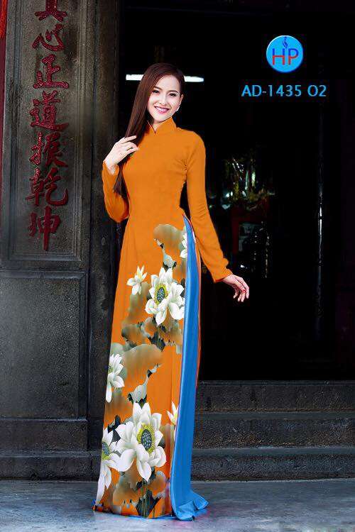 Vải áo dài cánh đồng Sen