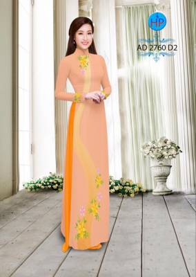 Vải áo dài họa tiết chạy dọc-DT 2473