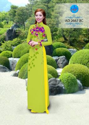 Vải áo dài hoa dây rơi-DT 2480