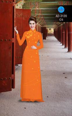 Vải áo dài lá rơi-DT 2505
