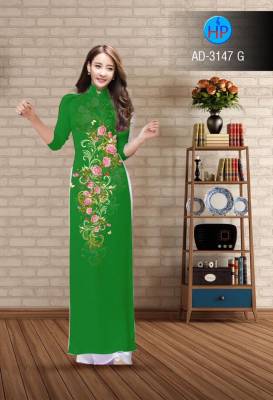 Vải áo dài hoa văn-DT 2507