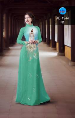 Vải áo dài đức mẹ Maria-DT 2511