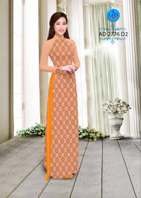 Vải áo dài vòn tròn nhỏ rải đều-DT 2528
