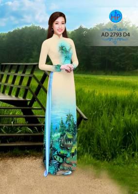 Áo dài phong cảnh-DT 2559