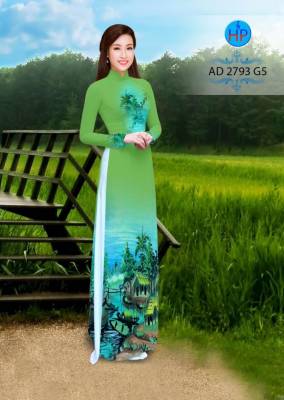 Áo dài phong cảnh-DT 2559