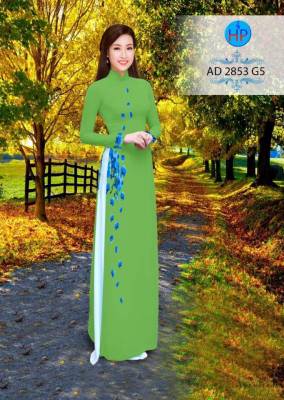 Vải áo dài hoa dây-DT 2563