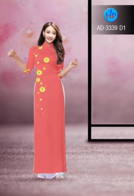 Vải áo dài hoa Cúc-DT 2575