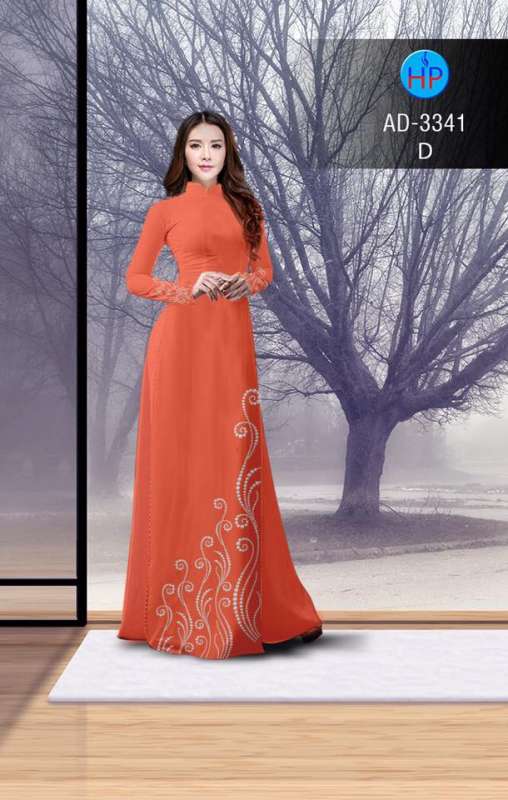 Vải áo dài hoa văn