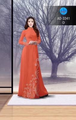 Vải áo dài hoa văn-DT 2577