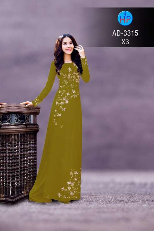 Vải áo dài bộ hoa nhỏ